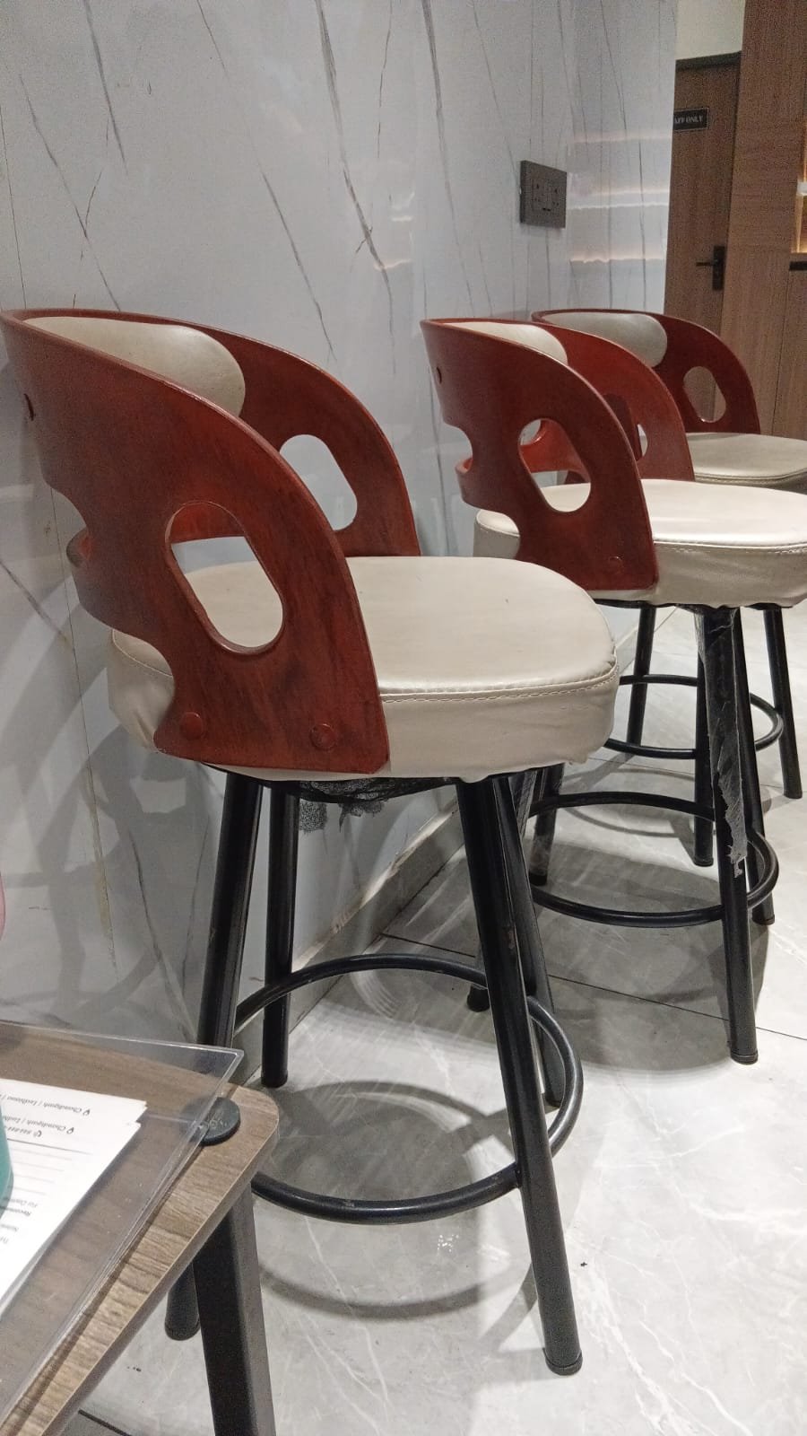 Premium reception:bar stool